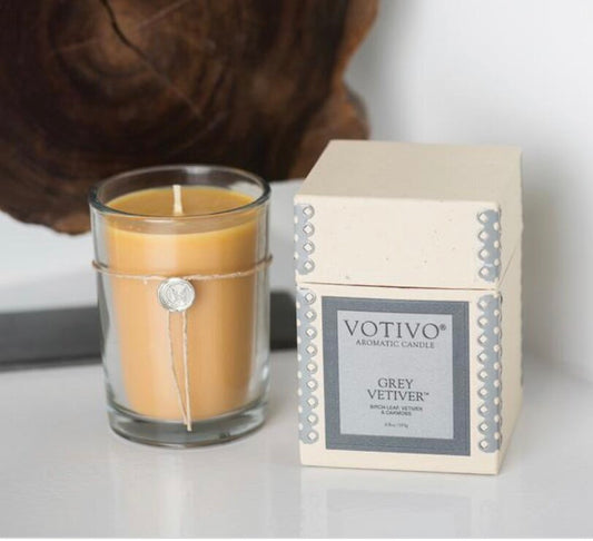 Votive Grey Vetiver