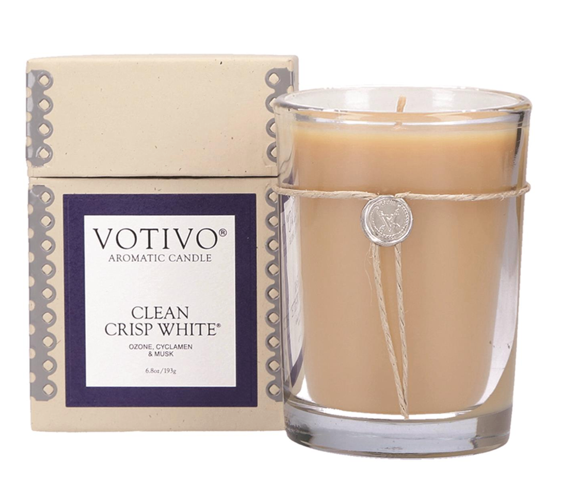 Votivo Clean Crisp White Candle