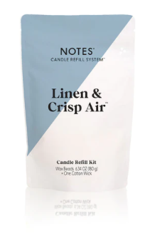 Linen & Crisp Air Notes Candle Refill